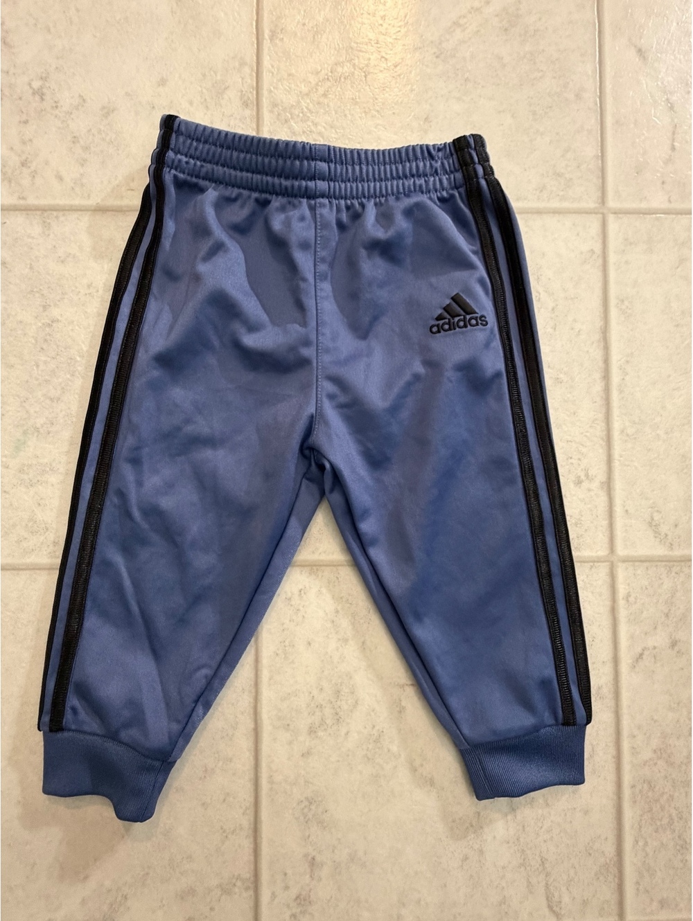Adidas blue infant track pants